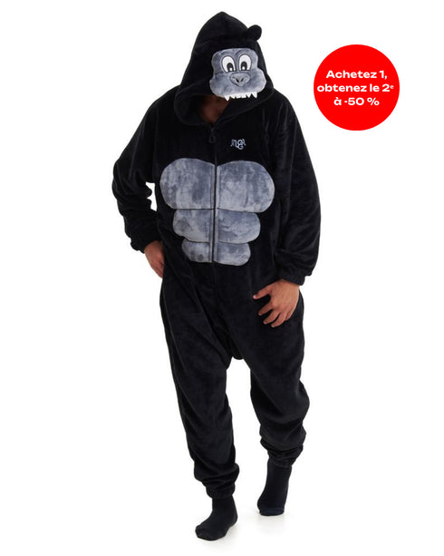 Snuggs Combinaison pyjama animaux "Gorille"