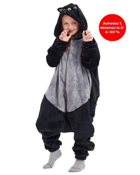 Snuggs Combinaison Pyjama Animaux D'enfants "Chat"