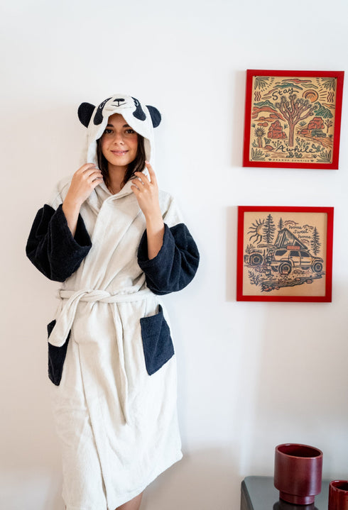 Snuggs peignoir panda