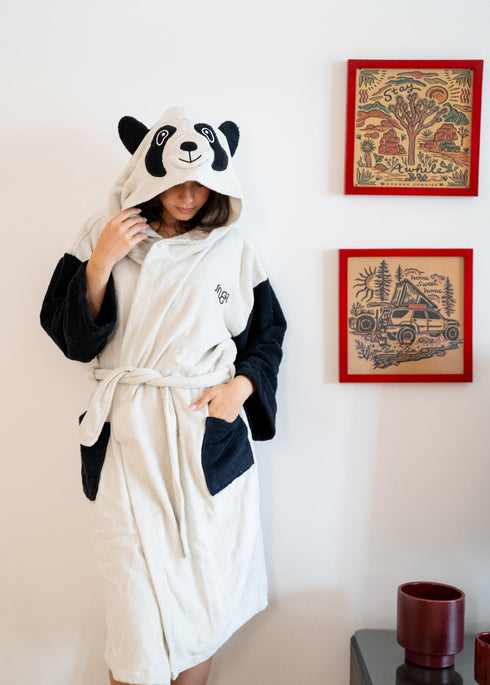 Snuggs peignoir panda