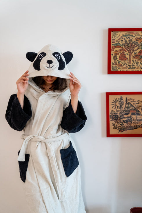 Snuggs peignoir panda