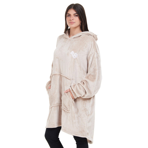 Snuggs Sweat à capuche écru