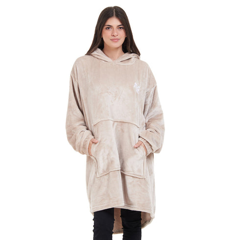 Snuggs Sweat à capuche écru