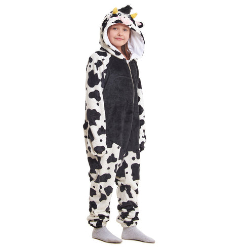 Snuggs Combinaison Pyjama Animaux D'enfants "Black Cow"