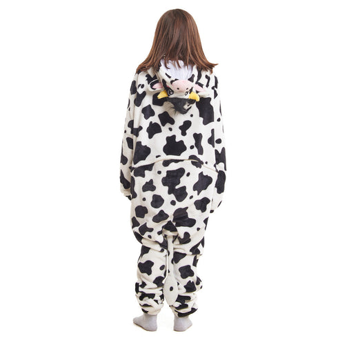 Snuggs Combinaison Pyjama Animaux D'enfants "Black Cow"