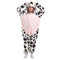 Snuggs Combinaison Pyjama Animaux D'enfants "Vache Rose"