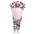 Snuggs Combinaison Pyjama Animaux D'enfants "Vache Rose"