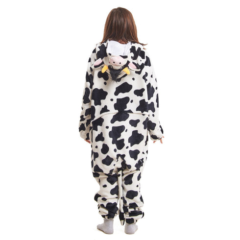 Snuggs Combinaison Pyjama Animaux D'enfants "Vache Rose"