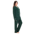 Ensemble pyjama d'été femme boutonné Verte