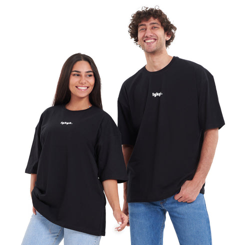 T-shirts oversize noire iykyk