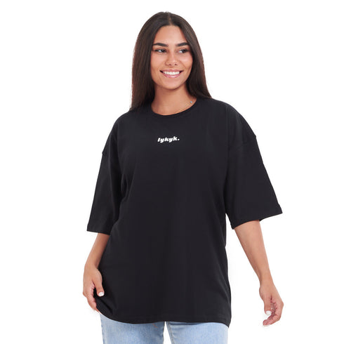 T-shirts oversize noire iykyk