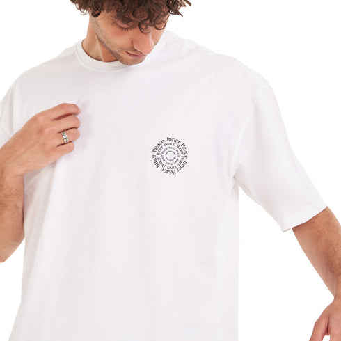 T-shirts oversize blanc inner peace