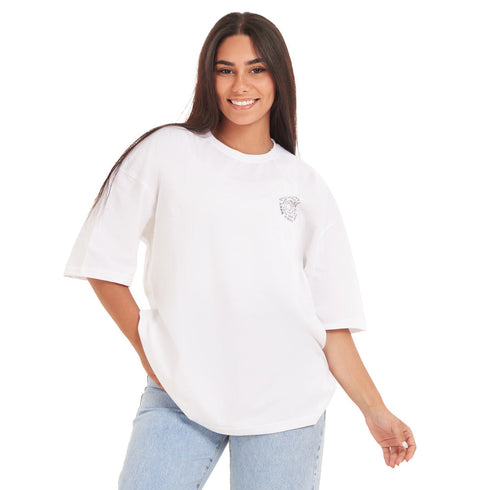T-shirts oversize blanc inner peace