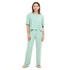 Ensemble pyjama d'été femme, T-shirt court + pantalon ,Menthe