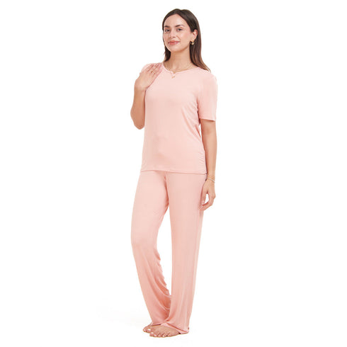 Ensemble pyjama d'été femme, T-shirt Simon + pantalon