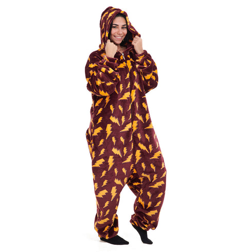 Snuggs combinaison pyjama "Eclair Bordeaux"