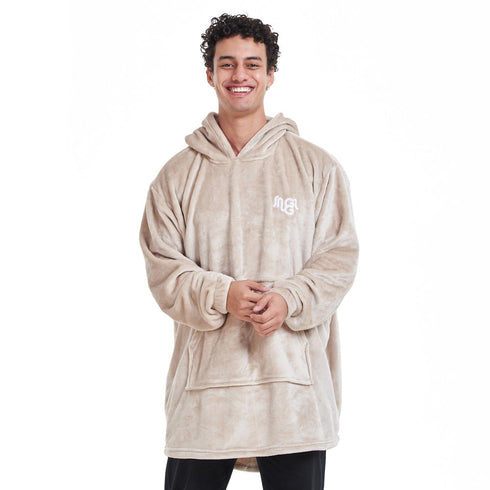Snuggs Sweat à capuche écru
