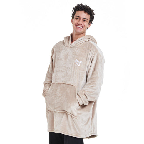 Snuggs Sweat à capuche écru