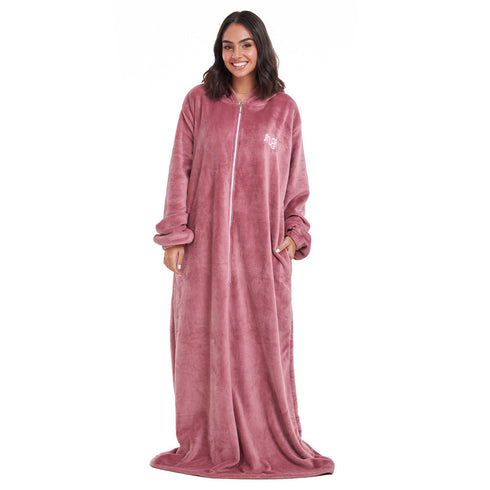 Snuggs Couverture avec manches "Rose balais"