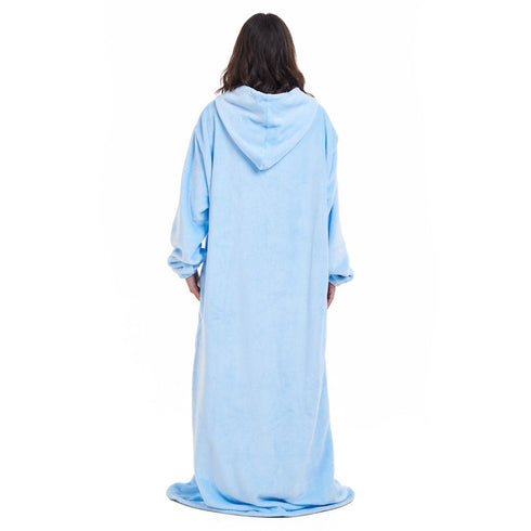 Snuggs Couverture avec manches "Bleu Ciel"