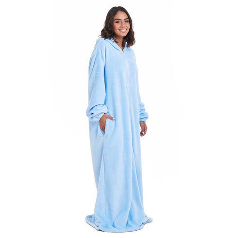 Snuggs Couverture avec manches "Bleu Ciel"