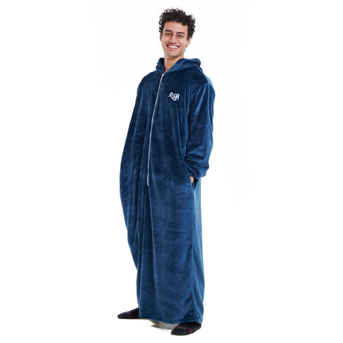 Snuggs Couverture avec manches "Bleu Marine"