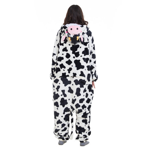 Snuggs Combinaison pyjama animaux "Vache Noire"