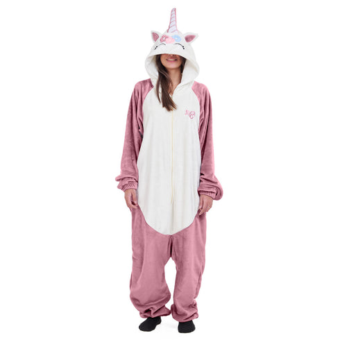 Snuggs combinaison pyjama animaux adulte "Licorne Violette"