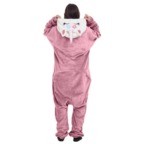 Snuggs combinaison pyjama animaux adulte "Licorne Violette"