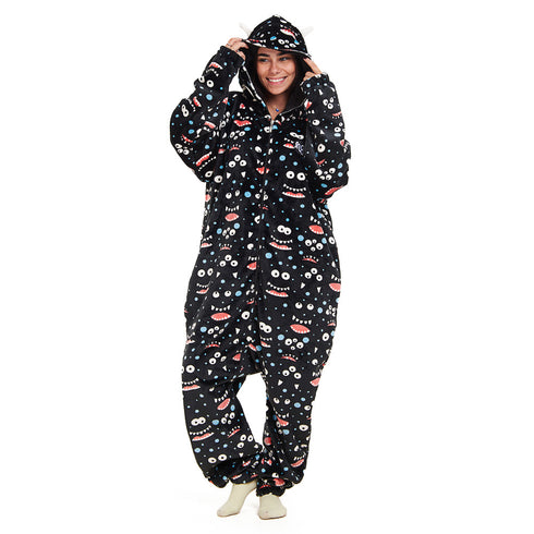 Snuggs Combinaison Pyjama "Monstre Noir"