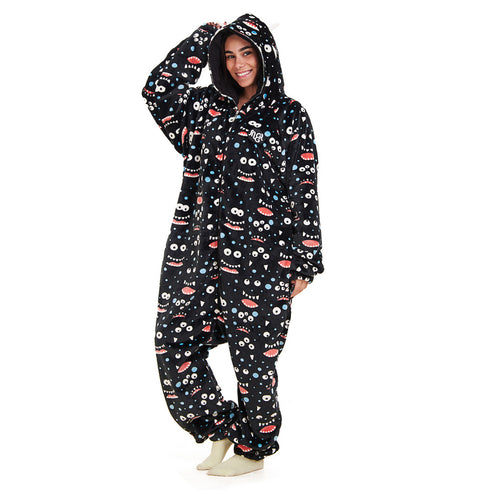 Snuggs Combinaison Pyjama "Monstre Noir"