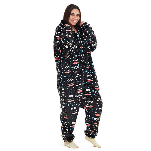 Snuggs Combinaison Pyjama "Monstre Noir"