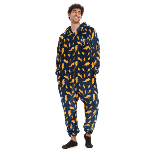 Snuggs Combinaison pyjama "Eclairs Bleu Marine"