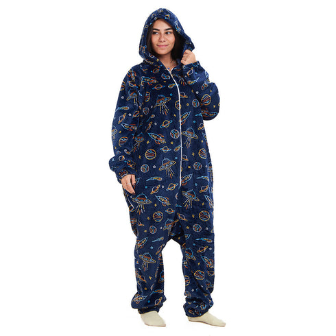 Snuggs combinaison pyjama "Espace Bleu Foncé