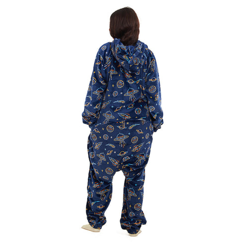 Snuggs combinaison pyjama "Espace Bleu Foncé