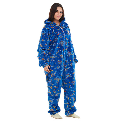 Snuggs combinaison pyjama "Espace Bleu"