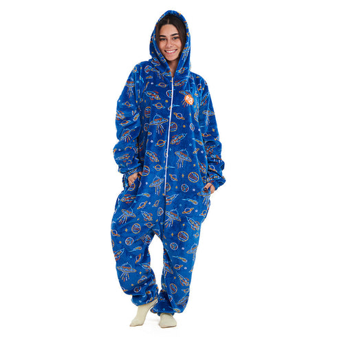 Snuggs combinaison pyjama "Espace Bleu"