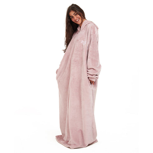 Snuggs Couverture avec manches "Mauve clair"