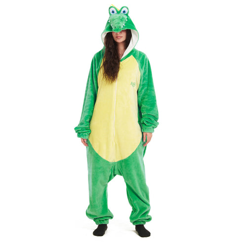 Snuggs combinaison pyjama animaux adulte "Le crocodile"
