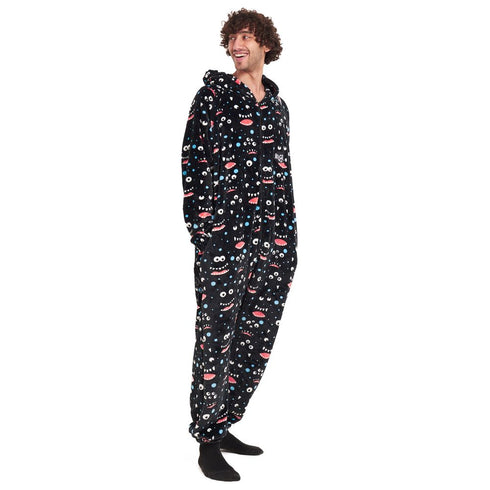 Snuggs Combinaison Pyjama "Monstre Noir"