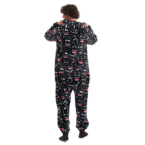 Snuggs Combinaison Pyjama "Monstre Noir"