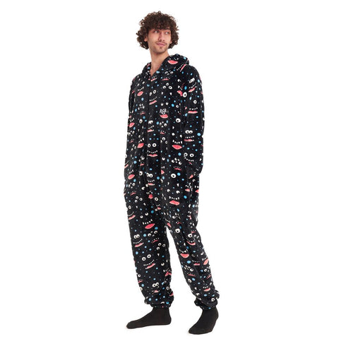 Snuggs Combinaison Pyjama "Monstre Noir"