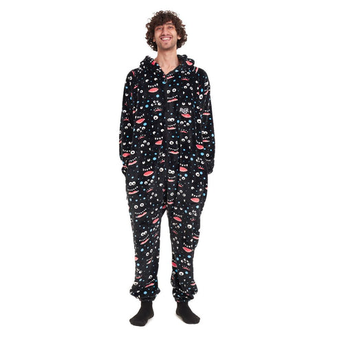 Snuggs Combinaison Pyjama "Monstre Noir"
