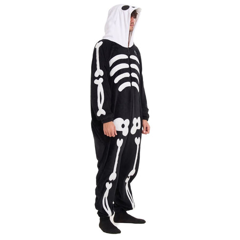Snuggs combinaison pyjama animaux adulte "Squelette"