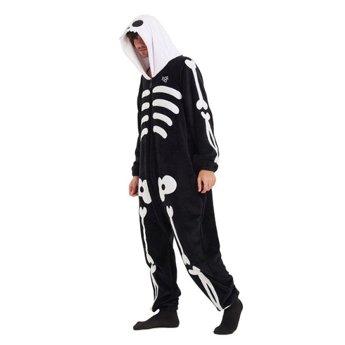 Snuggs combinaison pyjama animaux adulte "Squelette"
