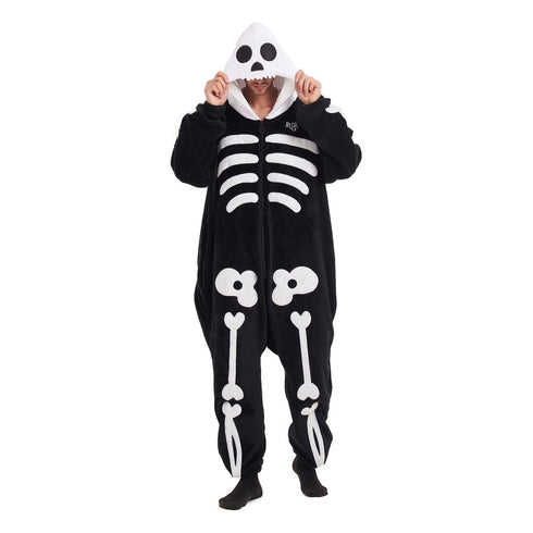 Snuggs combinaison pyjama animaux adulte "Squelette"