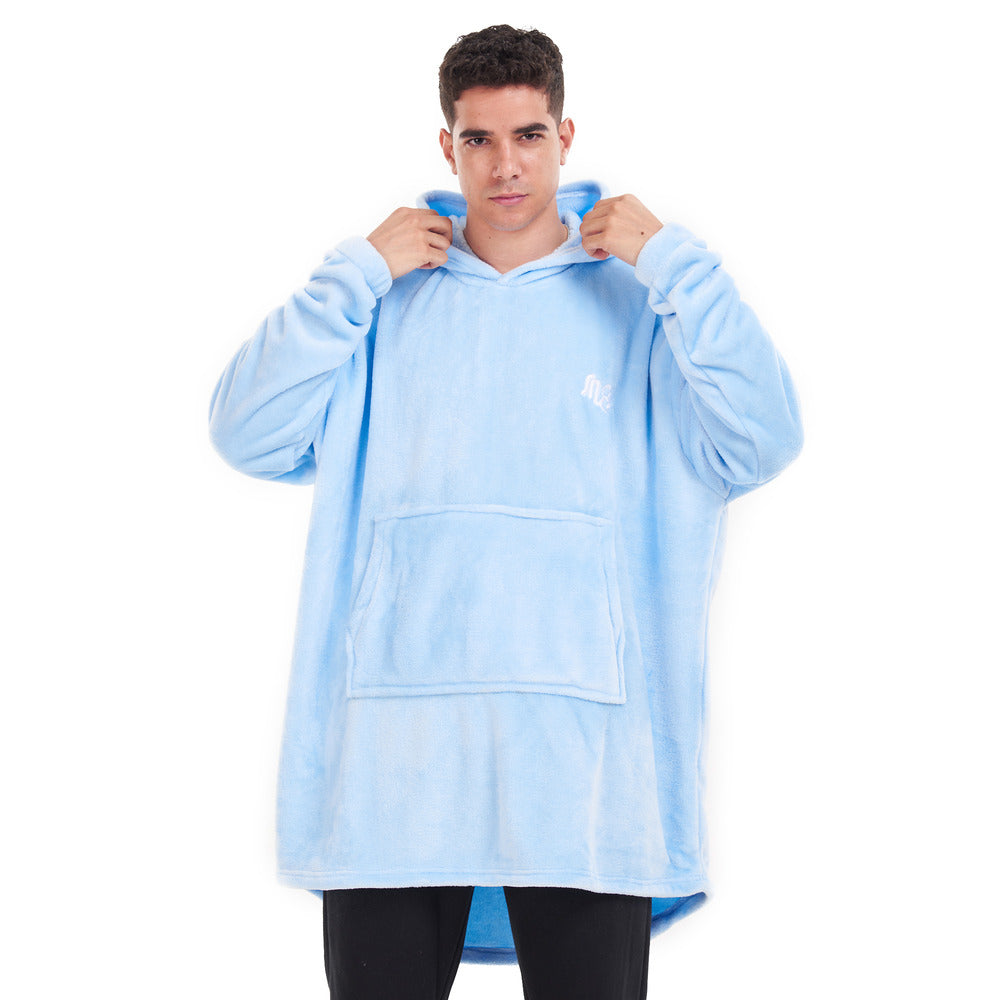 Couverture en flanelle Super longue avec manches, sweat-shirt à capuch –  Souka